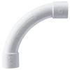 CURVA A RAGGIO STRETTO GEWISS DX40125 - IP40 - HALOGEN FREE - DIAMETRO 25MM - GRIGIO RAL7035 